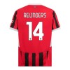 Camisola AC Milan Reijnders 14 Homen Equipamento 1ª 24/25